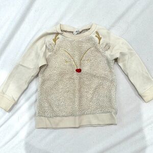 Baby gap size 2 reindeer Christmas sweater
